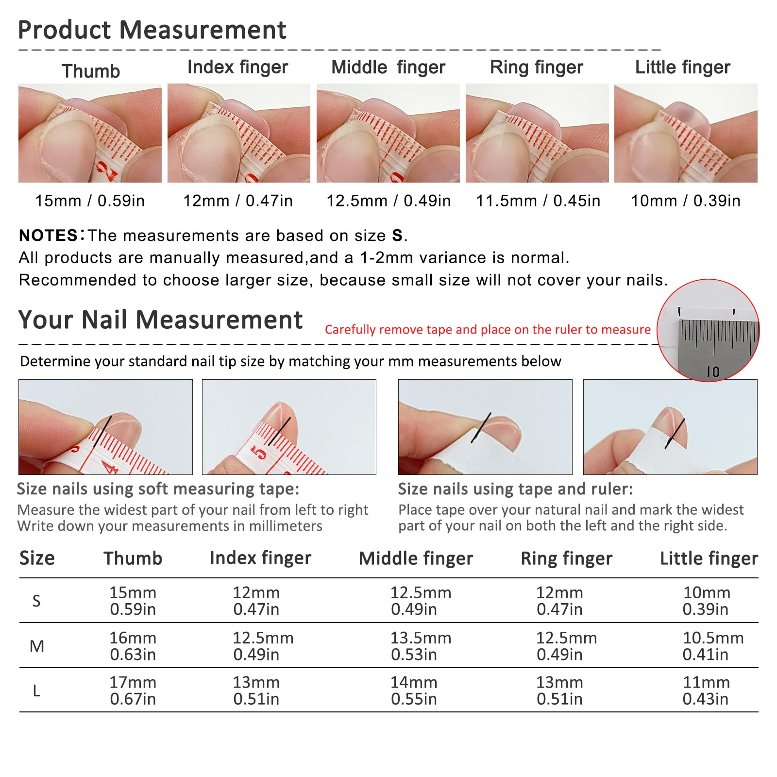 TENPAL nails designed for durable wear and comfortable breathing.