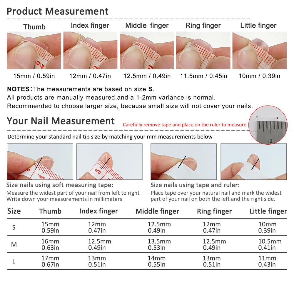 TENPAL nails designed for durable wear and comfortable breathing.