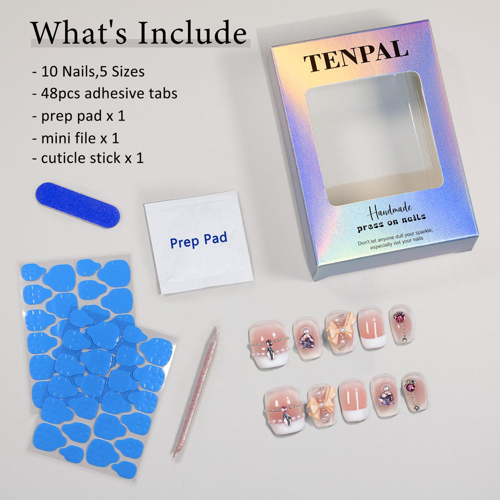TENPAL glue included set enables quick secure application.