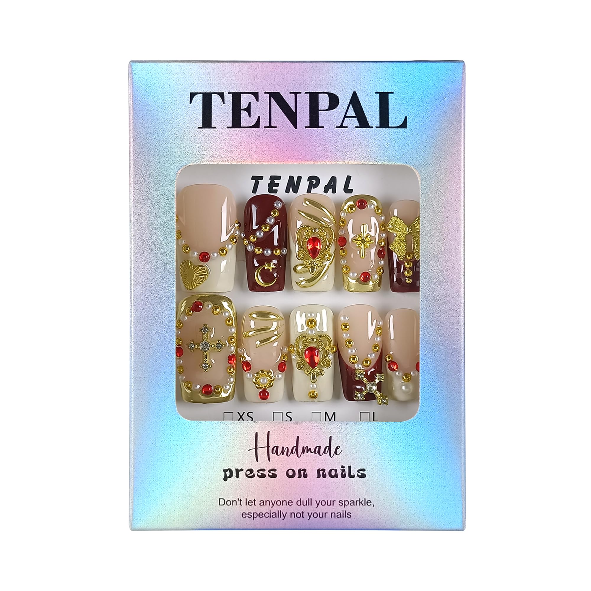 TENPAL prep pad included for clean nails and better adhesion