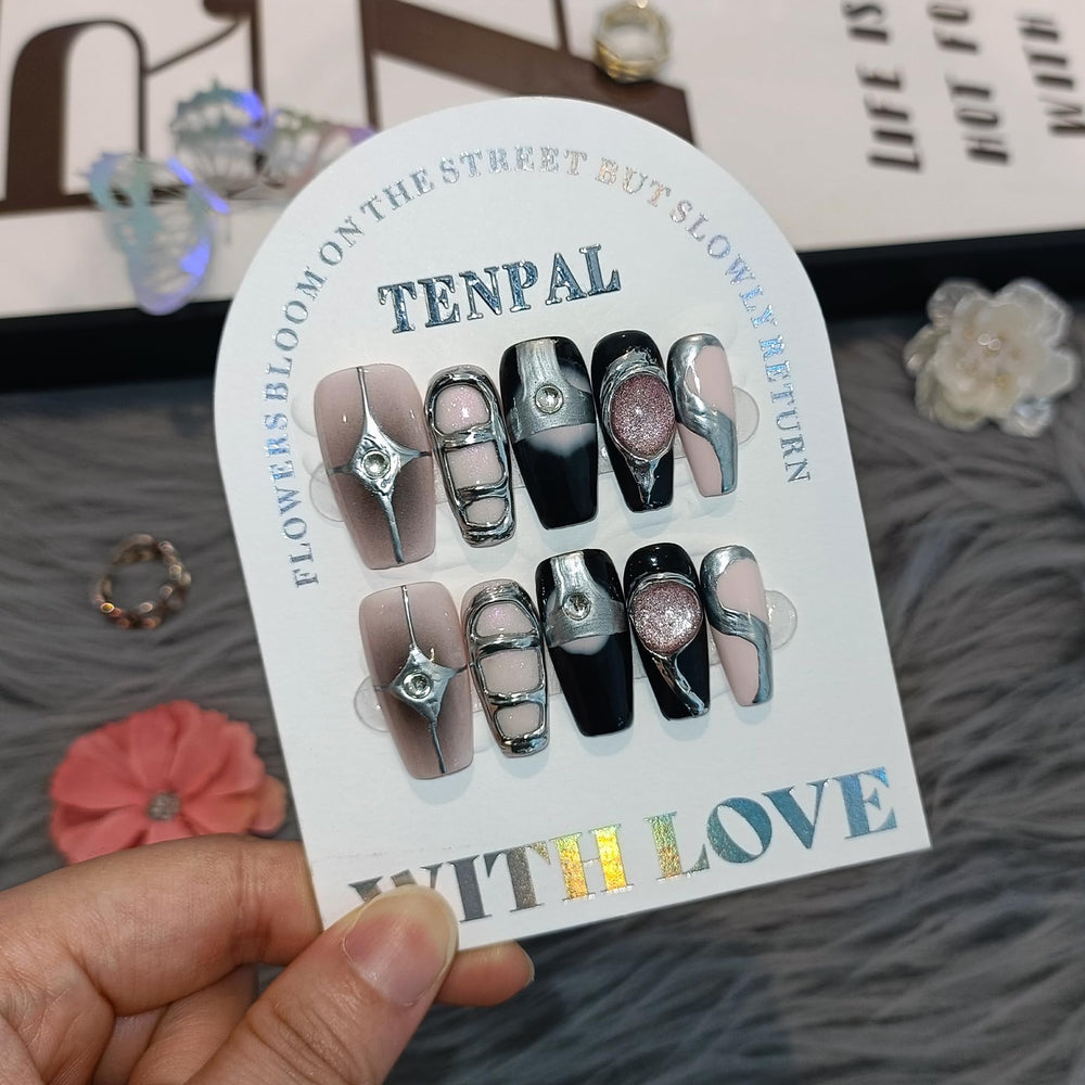 TENPAL complete press-on nails kit with tools for at-home use