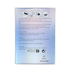 TENPAL holographic Y2K embossed nails catch light with standout style