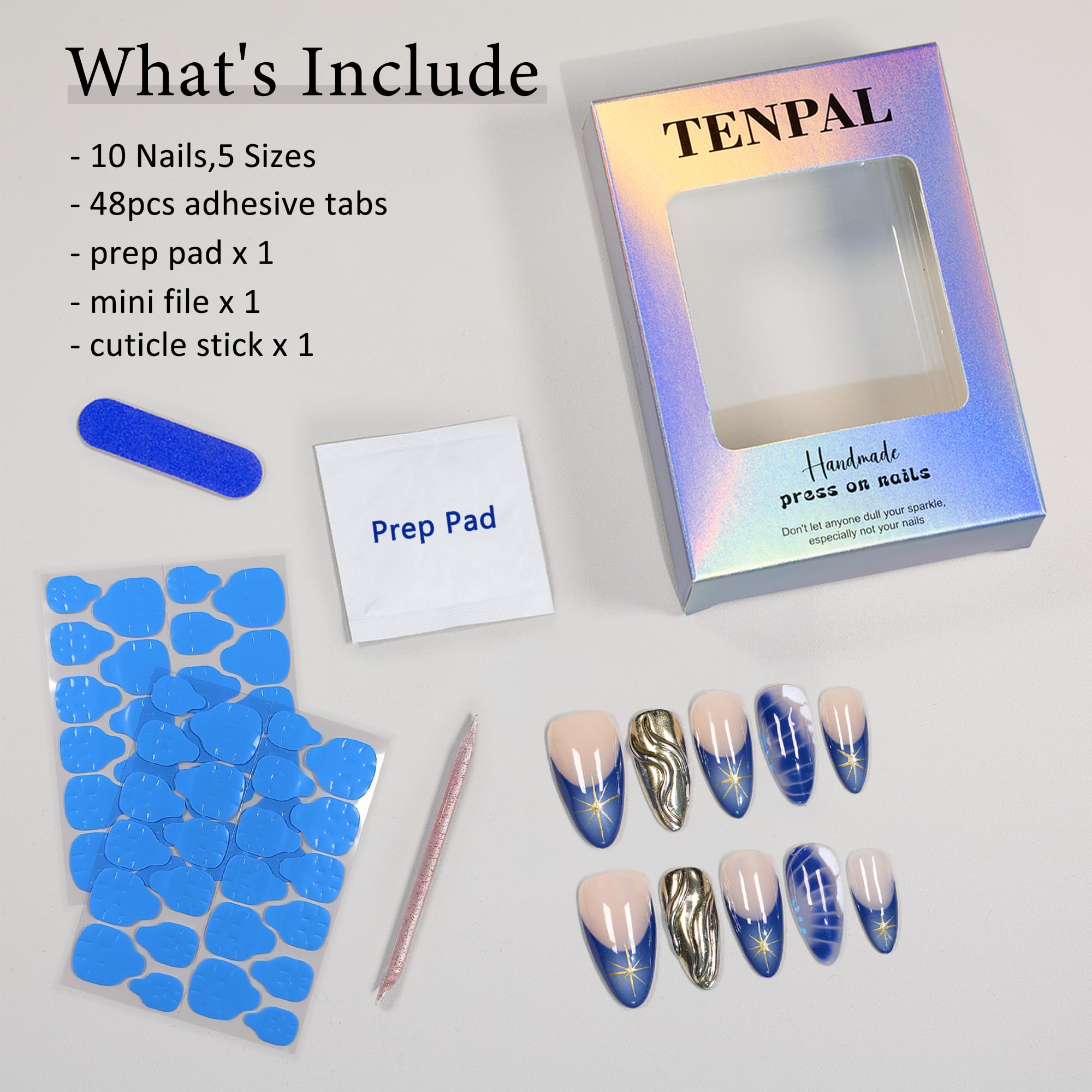 TENPAL reusable nails offering quick style changes without long-term commitment.