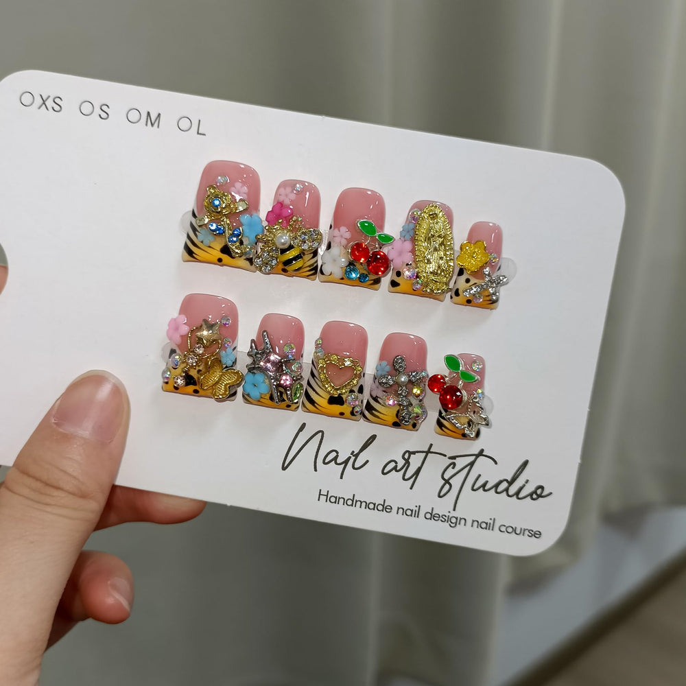 TENPAL 3D fairy charms add whimsy for Halloween-inspired nail art.
