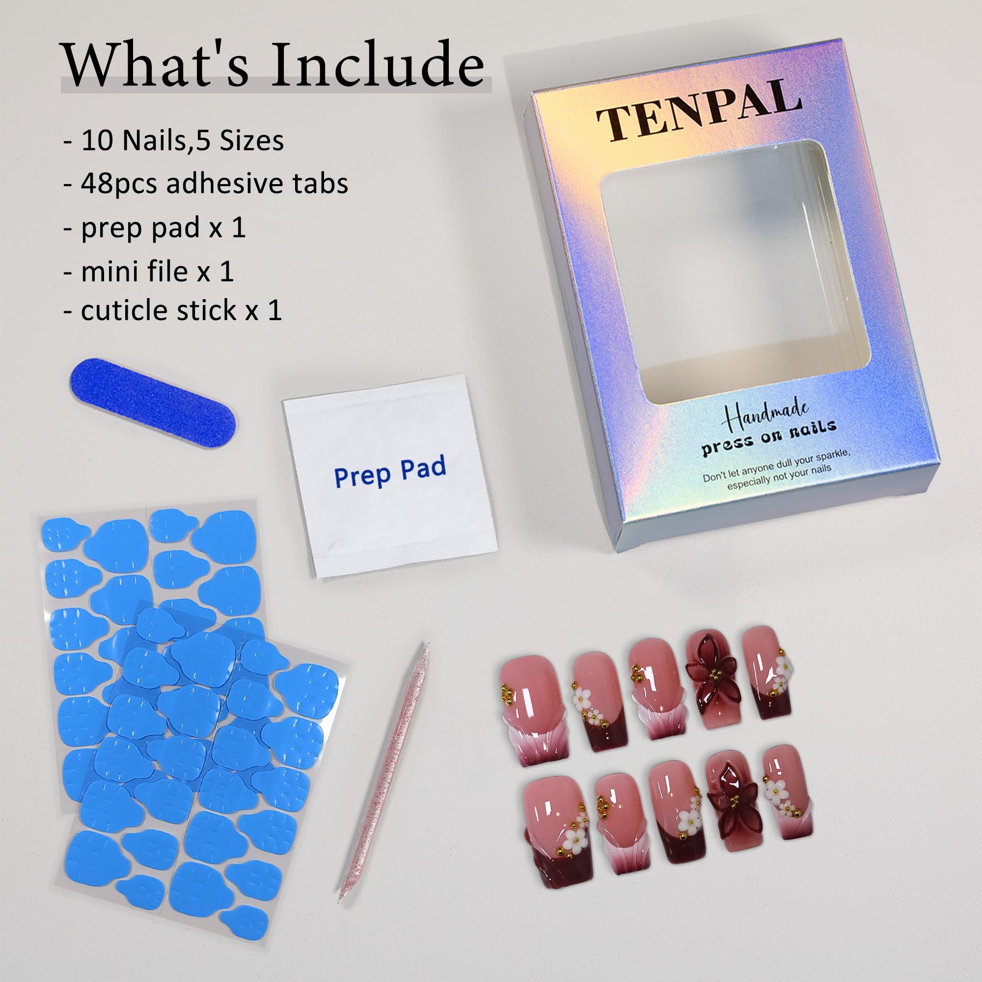 TENPAL stiletto nails create dramatic length for evening looks and stage-worthy flair