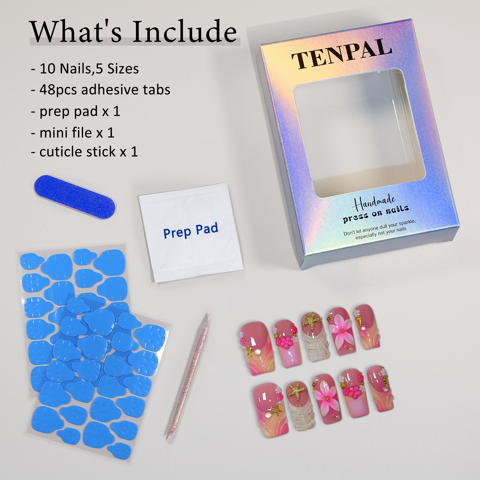 TENPAL nails ideal for weddings, parties, and stage performances