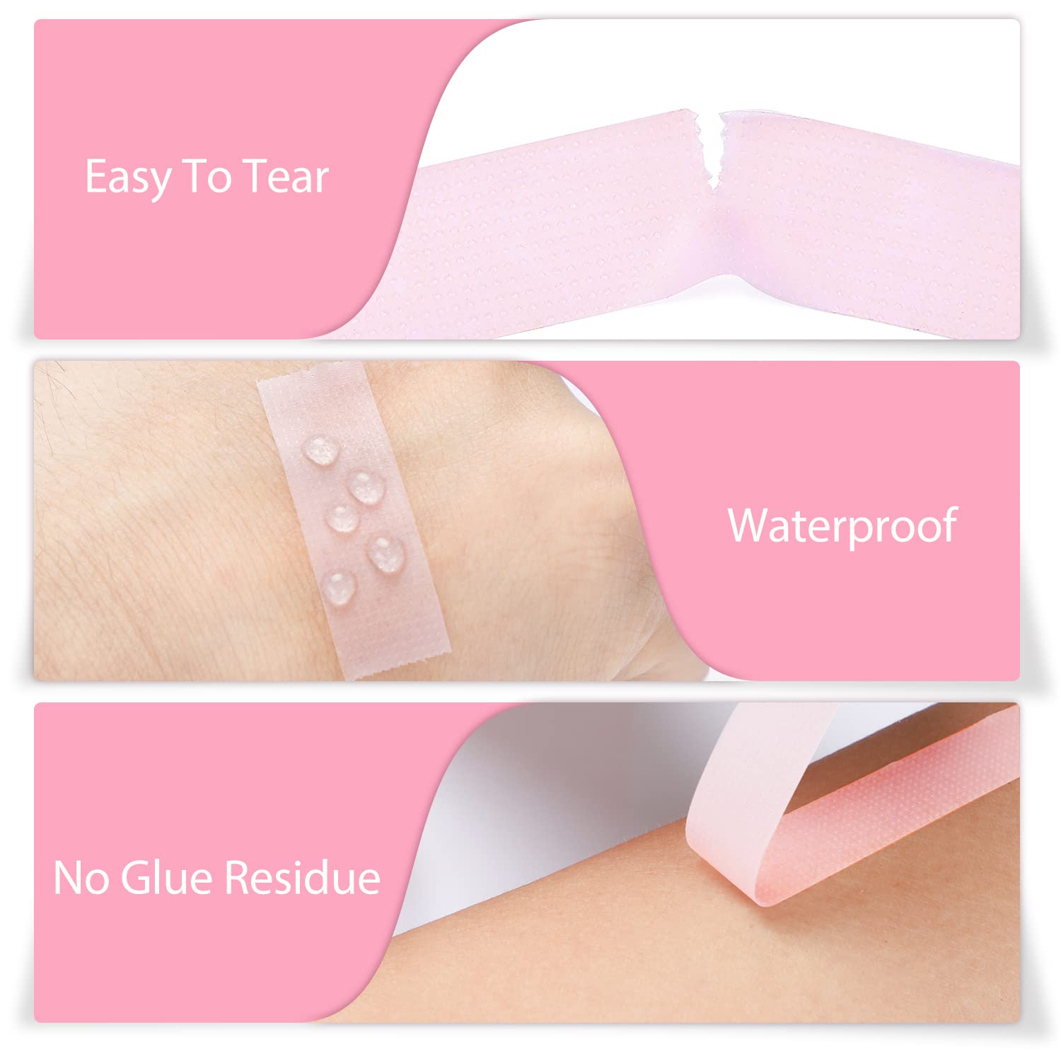 TEOYALL lash tape easy cut enables precise shapes for any eye.