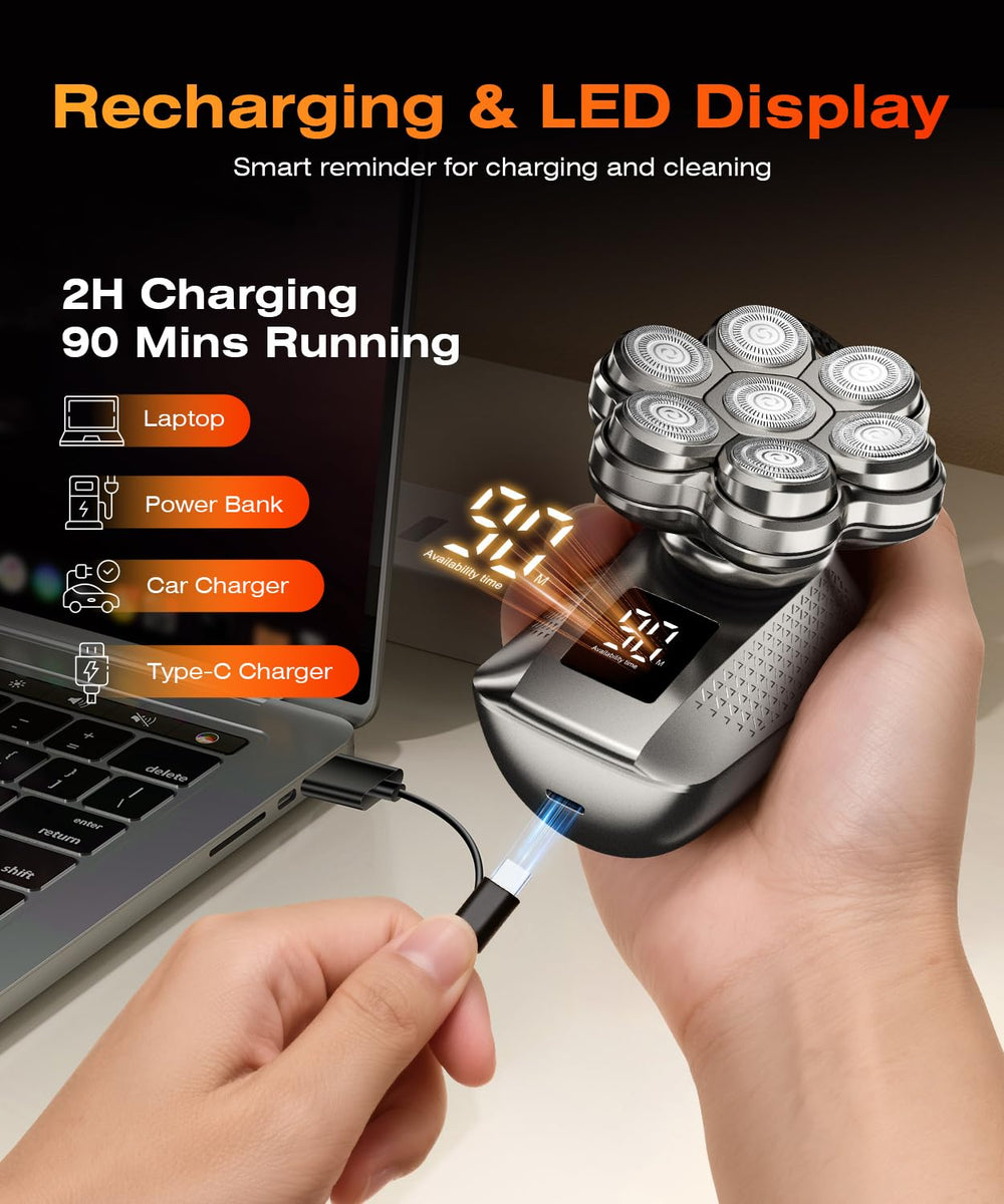 TEPOTZ fast charge with LED display shows quick power-up and battery status.