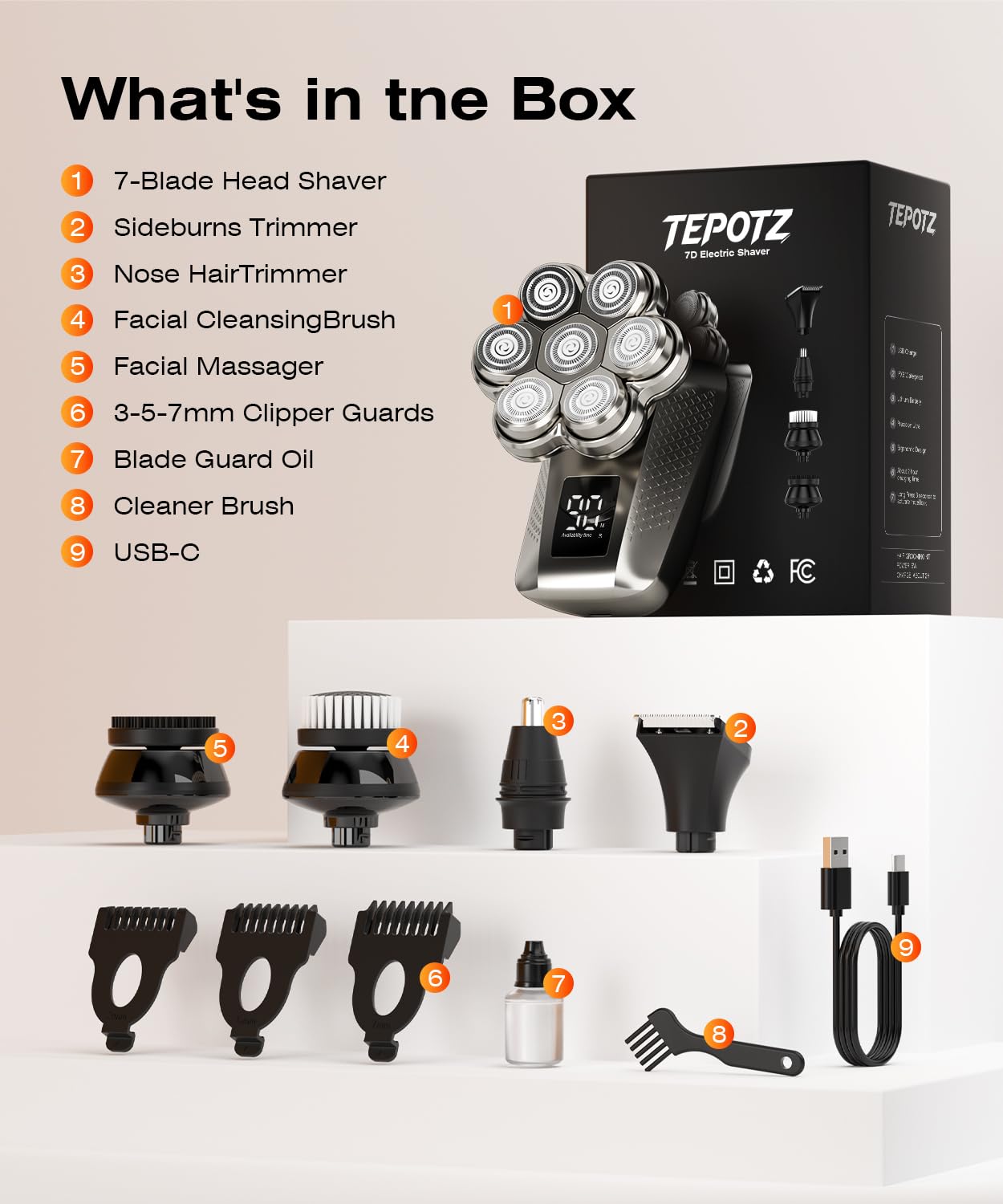 TEPOTZ travel-friendly razor case supports grooming on the go.
