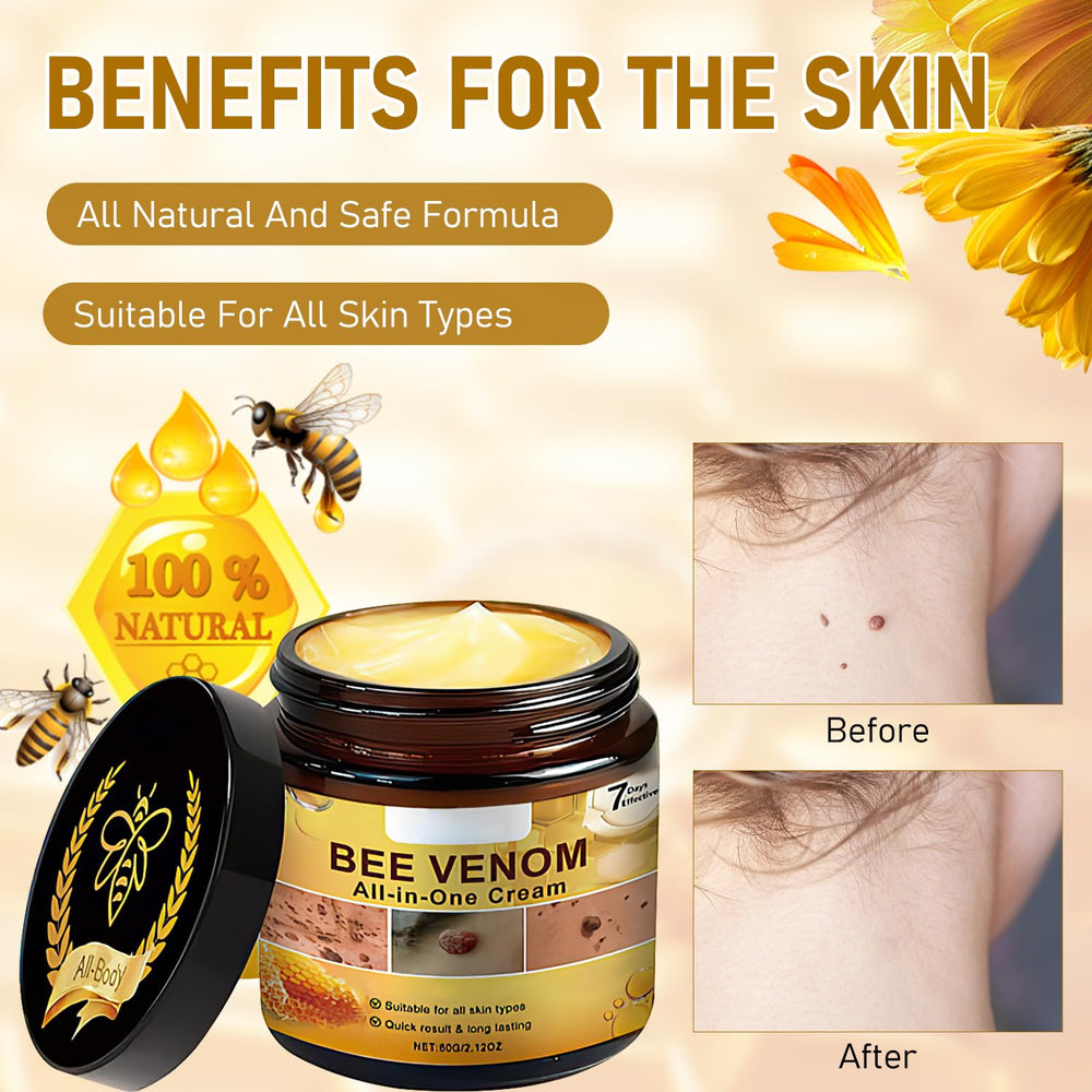 Teqnizo Bee Venom Cream on skin for deep moisturization and plump feel.
