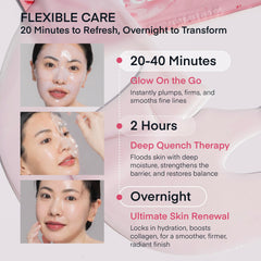 Close view of 100 Da ultra-low bio collagen for concentrated actives.