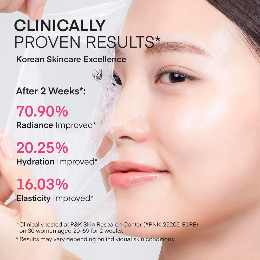 TEREZ AND HONOR collagen night wrap mask application swirl showing smooth spread.