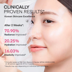 TEREZ AND HONOR collagen night wrap mask application swirl showing smooth spread.