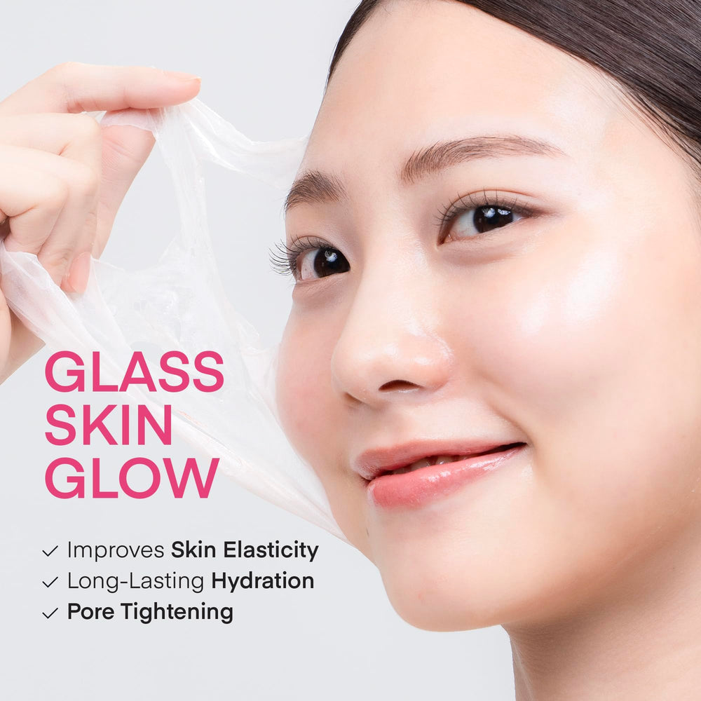 TEREZ AND HONOR collagen night wrap mask ceramide niacinamide ingredient focus.