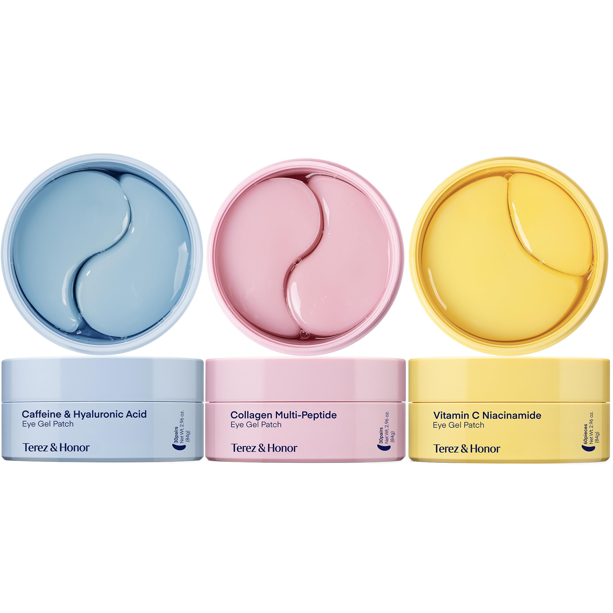 TEREZ & HONOR gift set jar closeup for hydrating under-eye care.