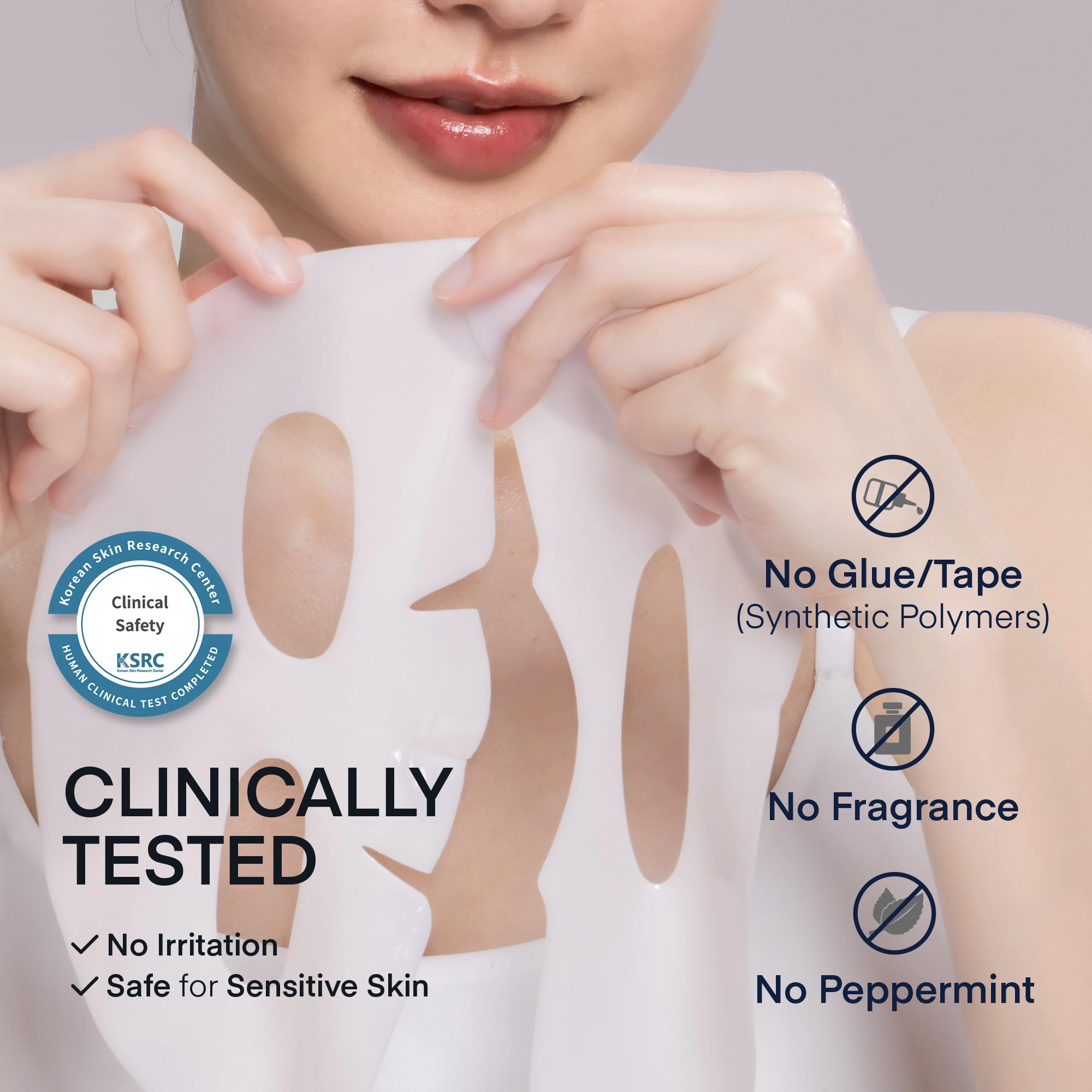 TEREZ & HONOR mask with Skin-Lipid Barrier Complex supports hydration retention