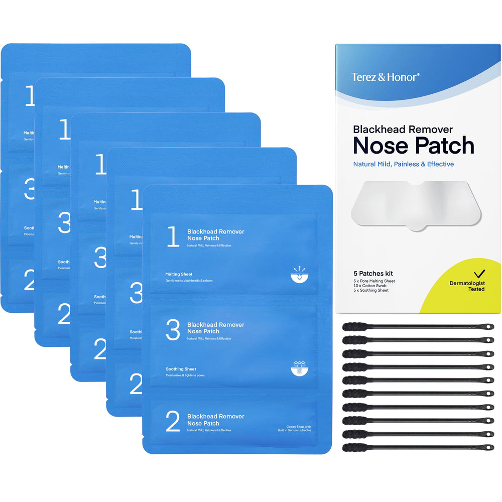 TEREZ AND HONOR mess-free strips close-up emphasize no residue and easy use.