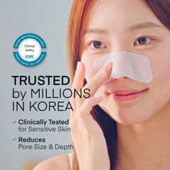 TEREZ AND HONOR nose melting strips close-up demonstrates impurity dissolution without pulling.