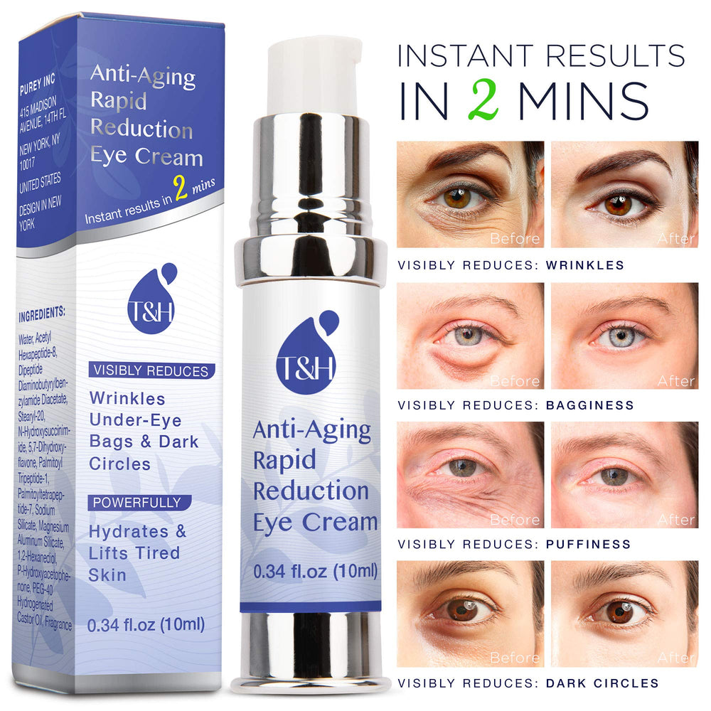 TEREZ AND HONOR morning routine refresh with eye cream