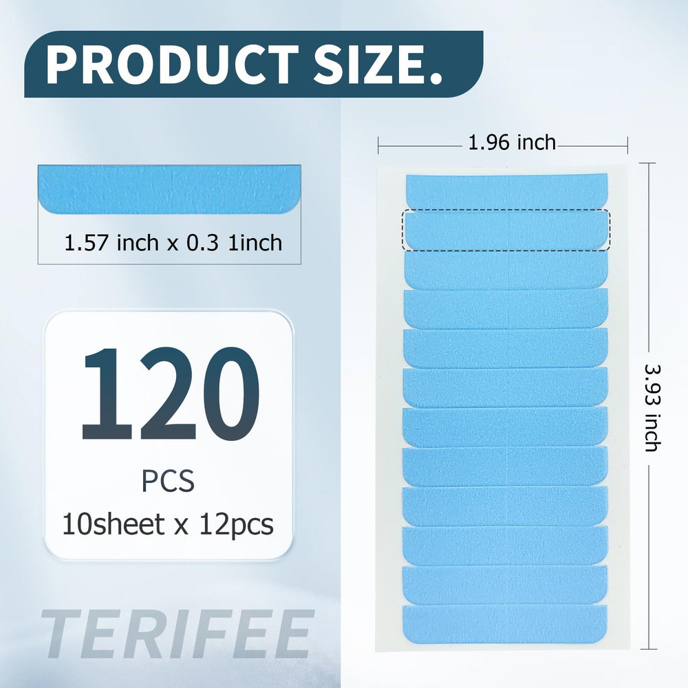 TERIFEE pre-cut edge tape piece easy to peel and apply.