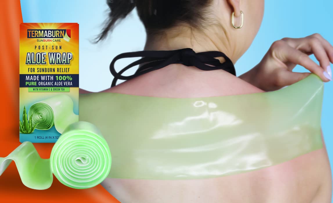 TermaBurn Aloe Wrap FDA-registered facility badge communicates quality and safety standards.