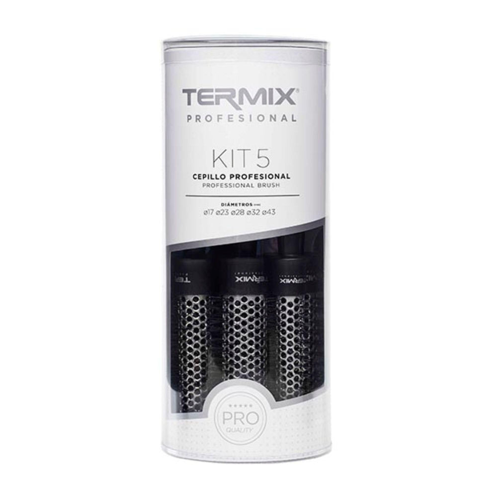Termix Professional Thermic Brush Kit, brush head focus, heat-conductive design for faster drying