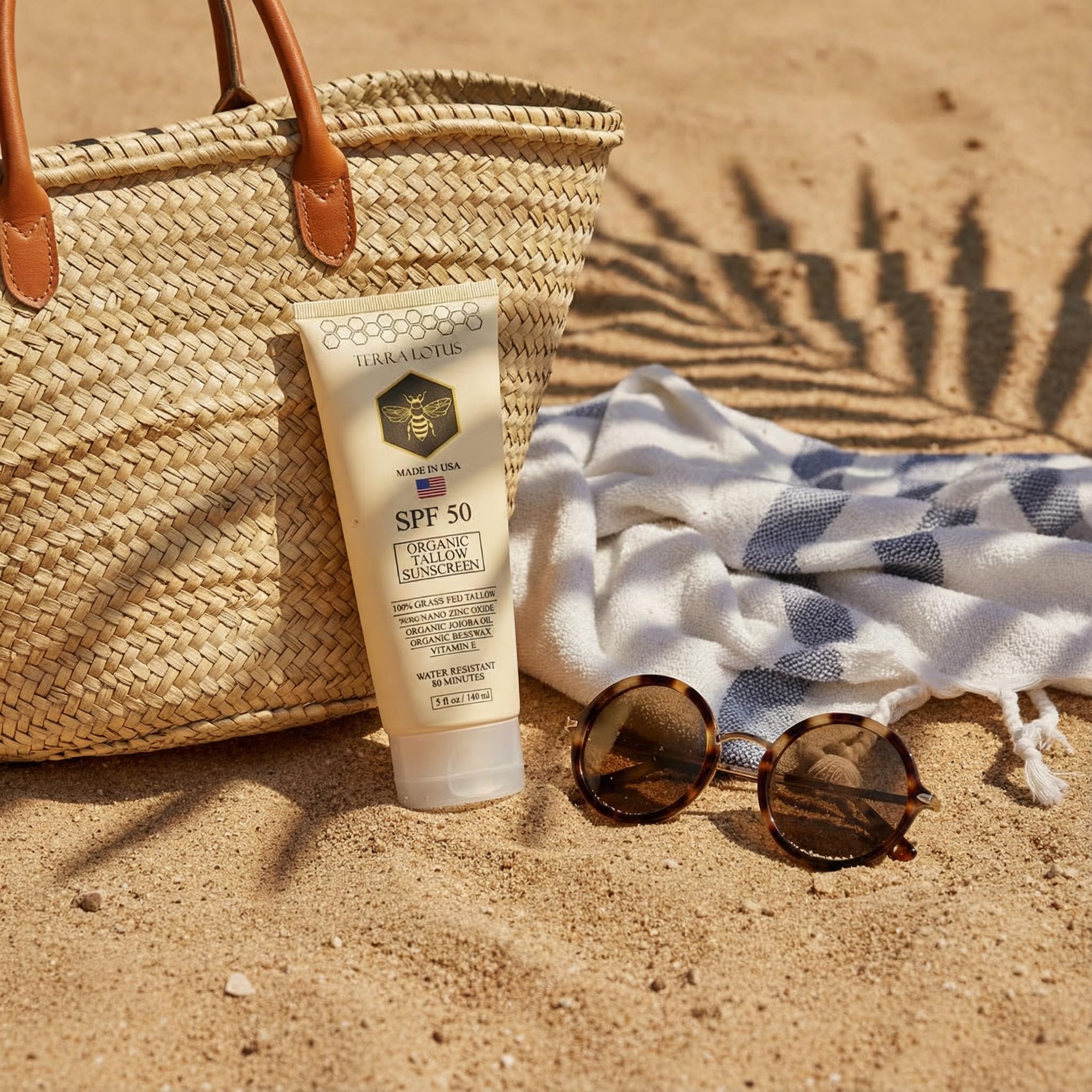 Terra Lotus nourishes skin with vitamins and fatty acids from tallow.