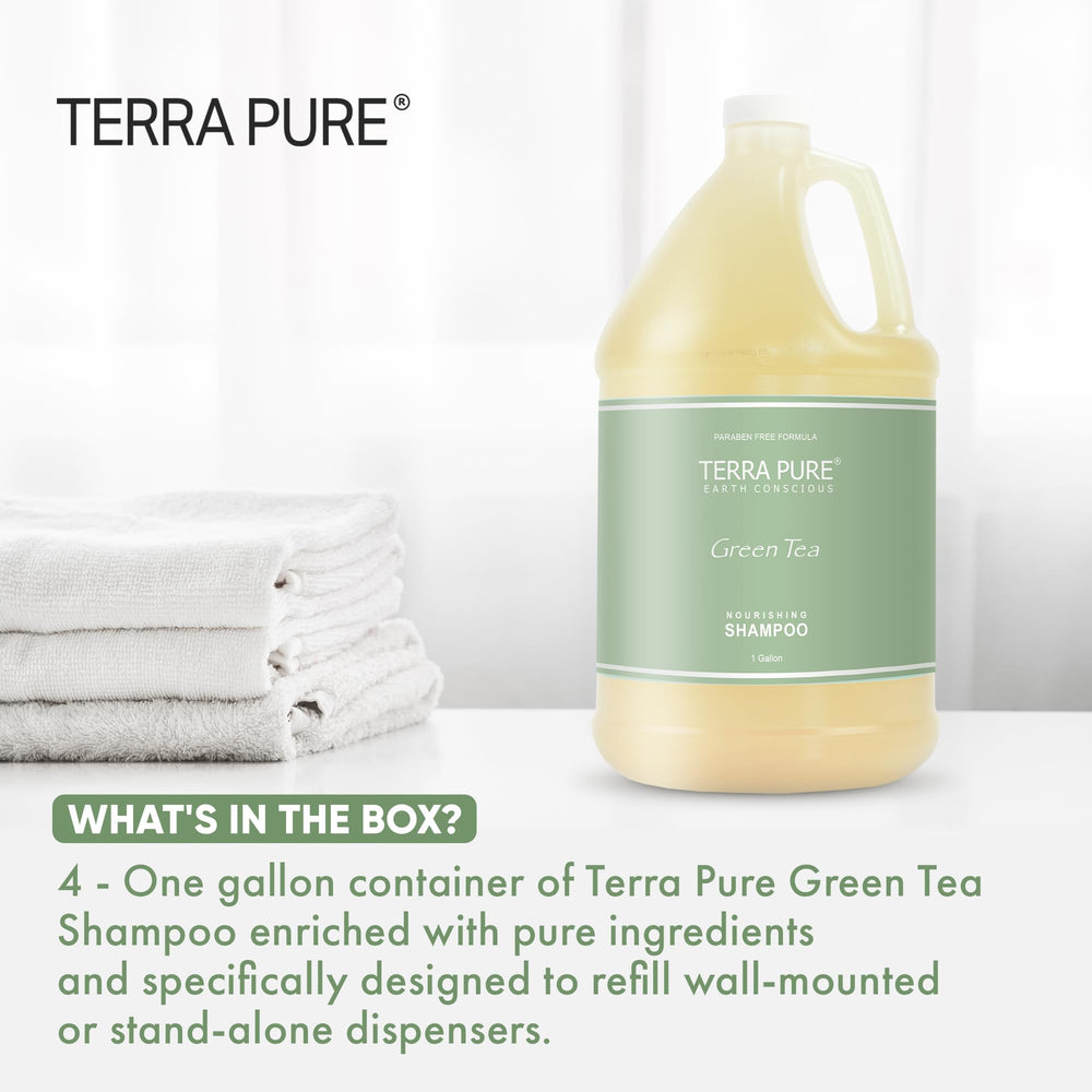 Terra Pure Green Tea formula gallon pack for easy dispenser refills
