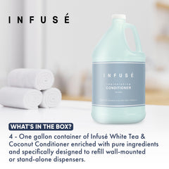Terra Pure Infuse Hotel Conditioner dispenser system, seamless compatibility for hotels
