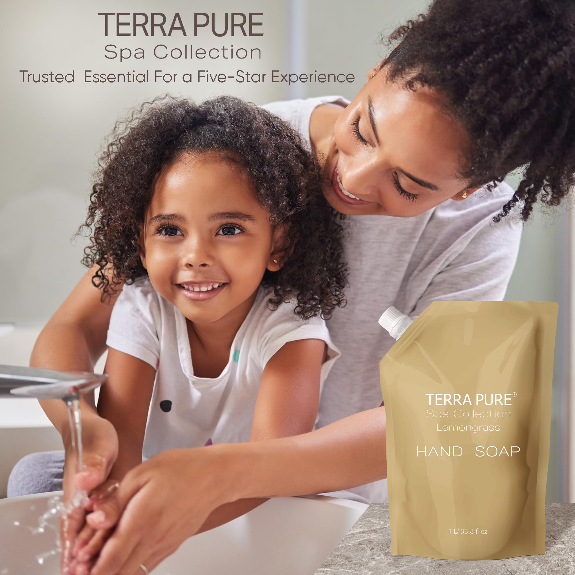 Terra Pure 1L refill supports high-traffic properties and consistent guest experience.