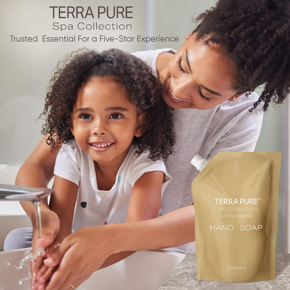 Terra Pure 1L refill supports high-traffic properties and consistent guest experience.