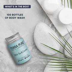 Terra Pure white tea coconut scent bottle highlights premium guest experience
