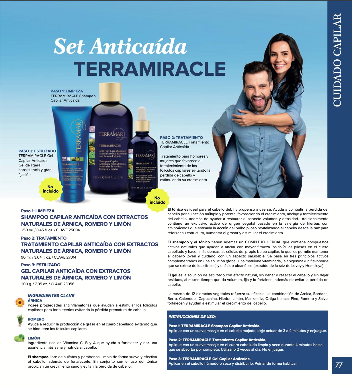 Terramar TERRAMIRACLE lather in hand showing cleansing action and product texture