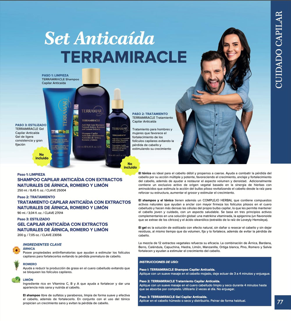 Terramar TERRAMIRACLE lather in hand showing cleansing action and product texture
