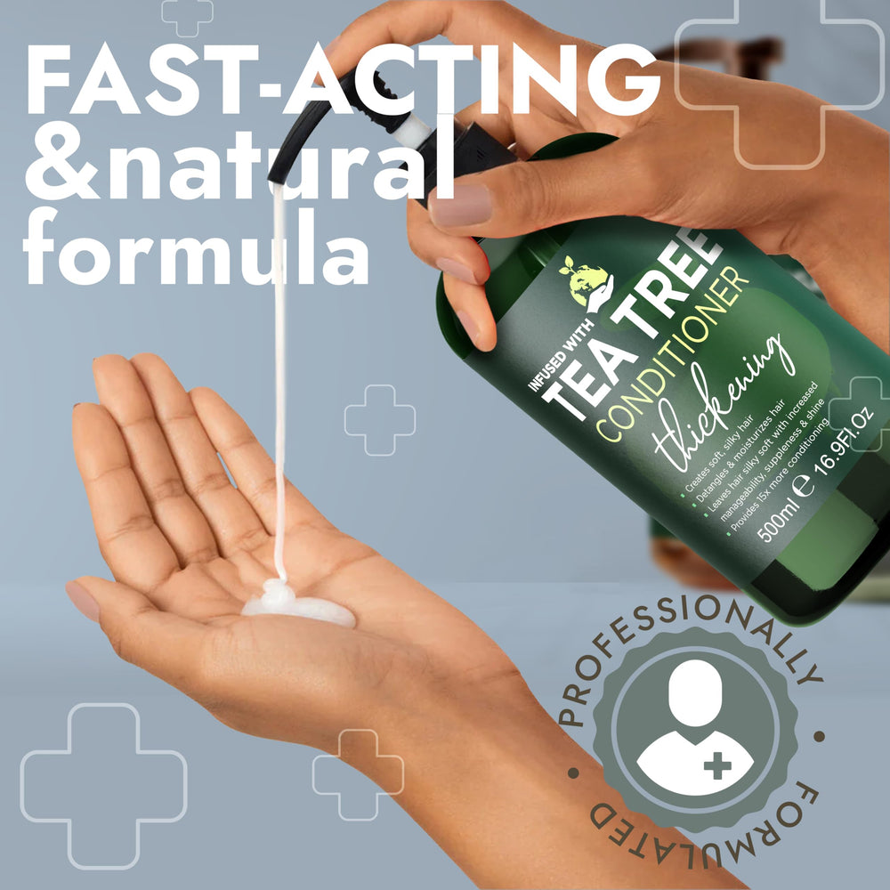 Terramed Just Think Comfort set on shelf highlighting dandruff relief.