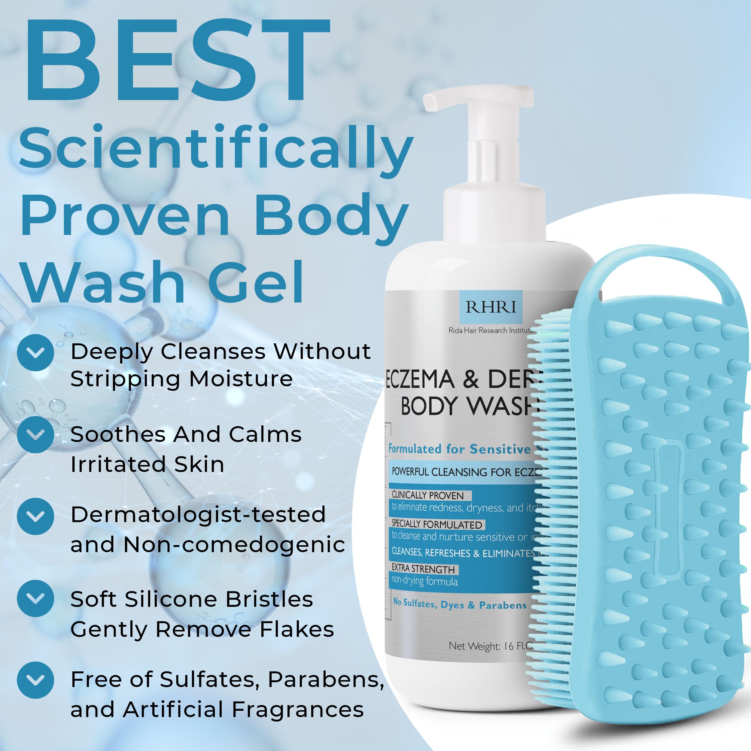 Terramed Just Think Comfort gel cleanser for eczema-prone skin.