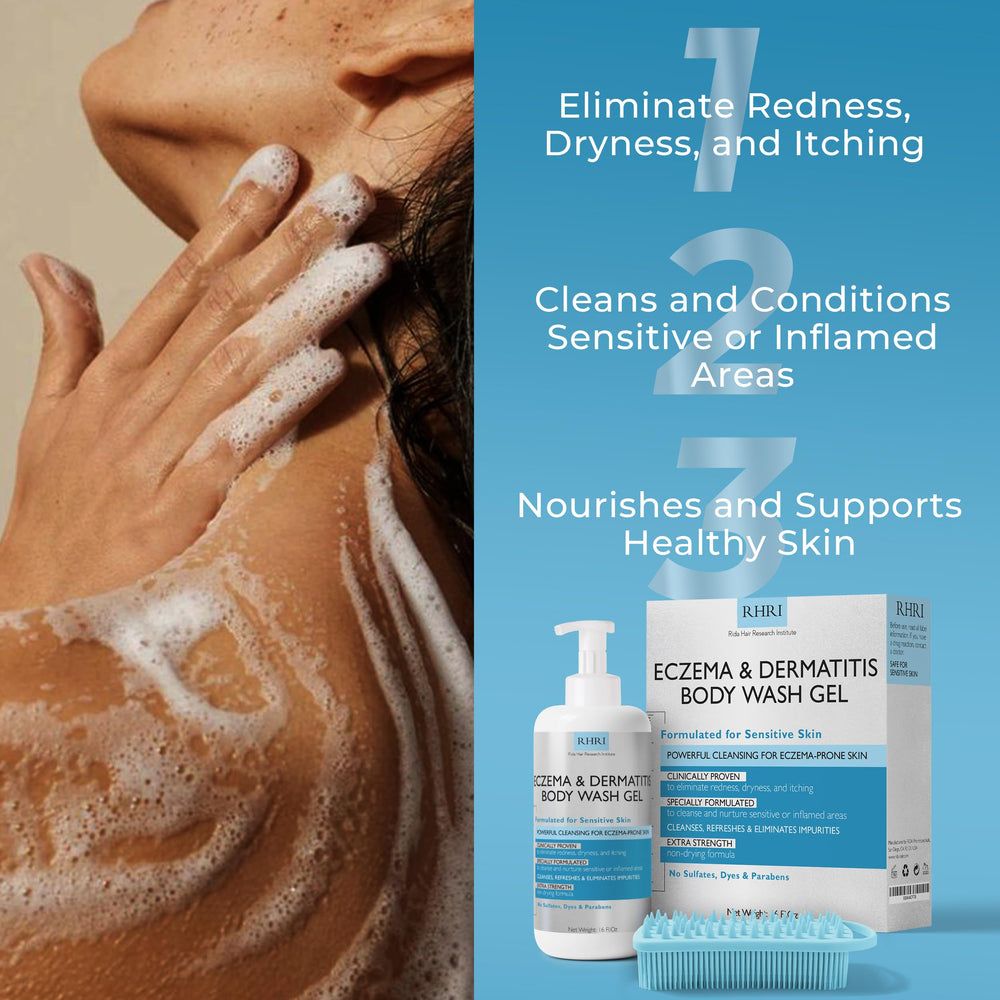 Terramed Just Think Comfort hydrated skin after wash.