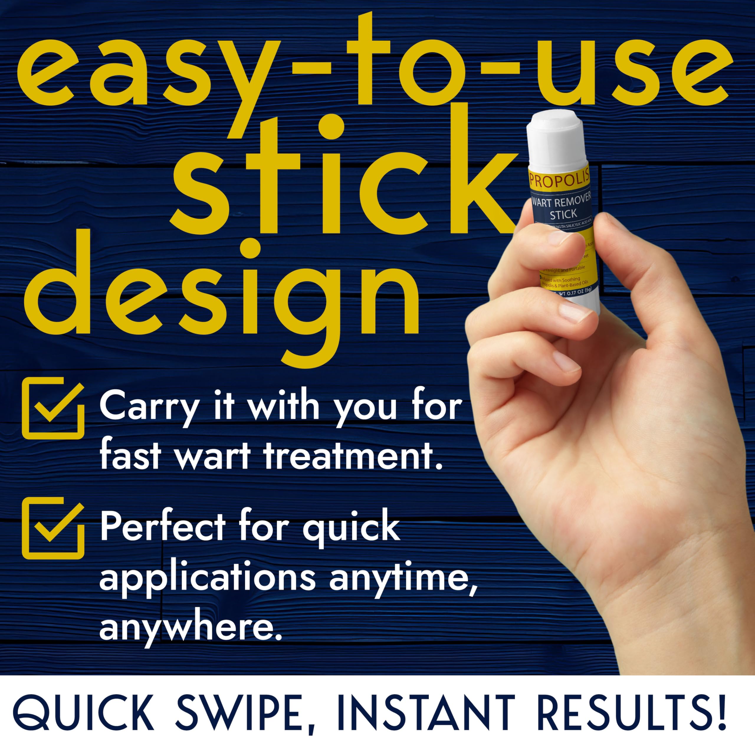 Terramed Just Think Comfort compact 10 g wand ready for travel-use wart care.