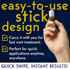 Terramed Just Think Comfort compact 10 g wand ready for travel-use wart care.