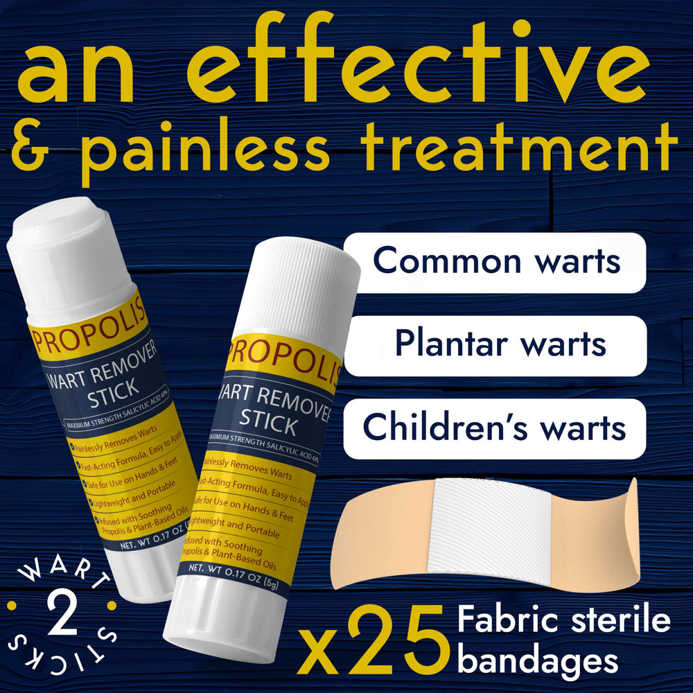 Terramed Just Think Comfort wart remover in action showing painless application.