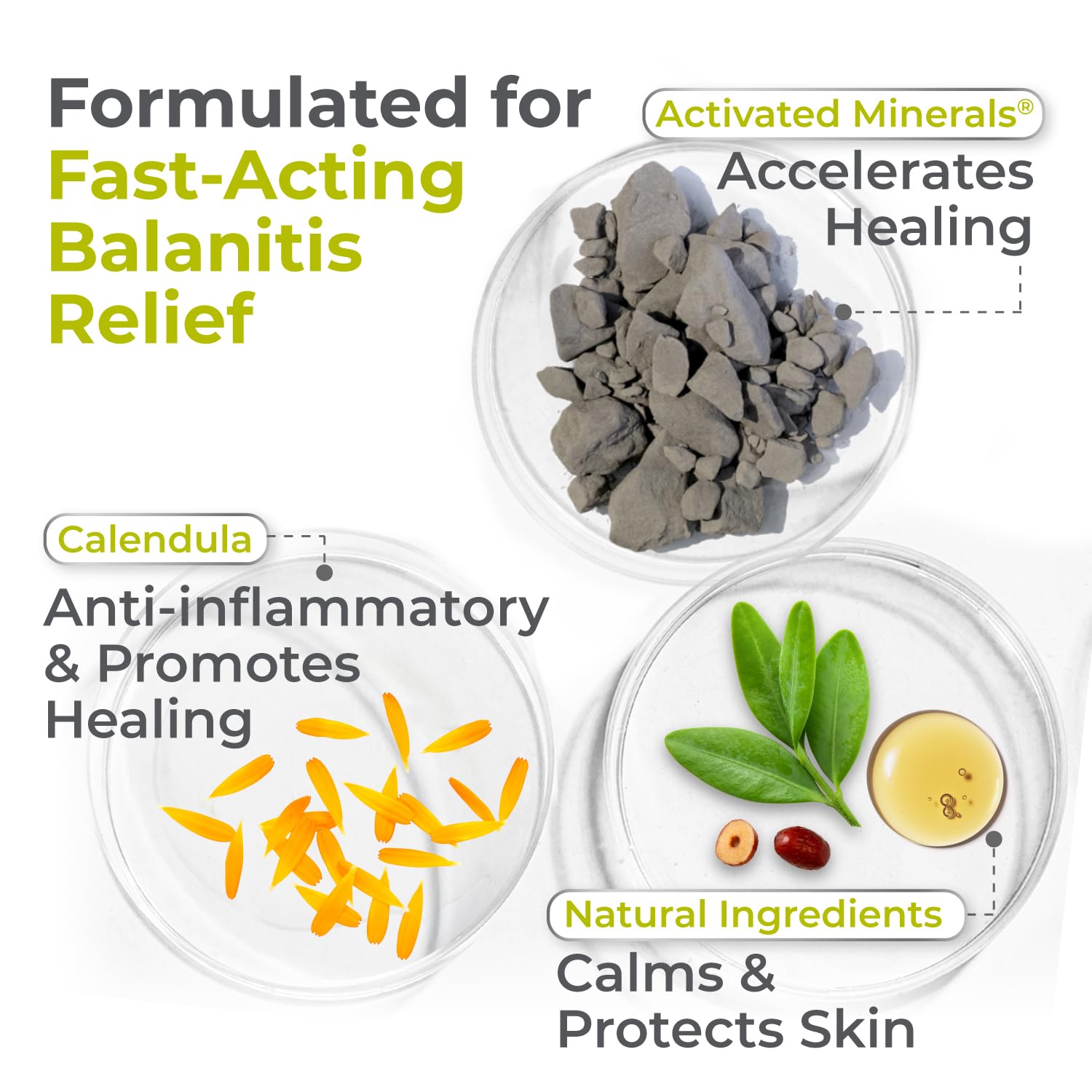 Terrasil Balanitis Soap dermatologist-tested badge on packaging conveys safety.