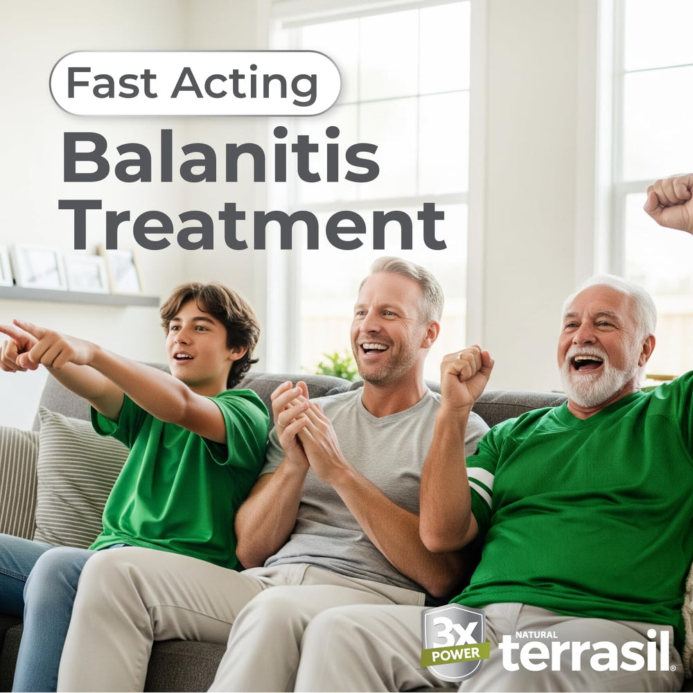 Terrasil Balanitis Soap for Men—foreskin cleansing with a mild formula.
