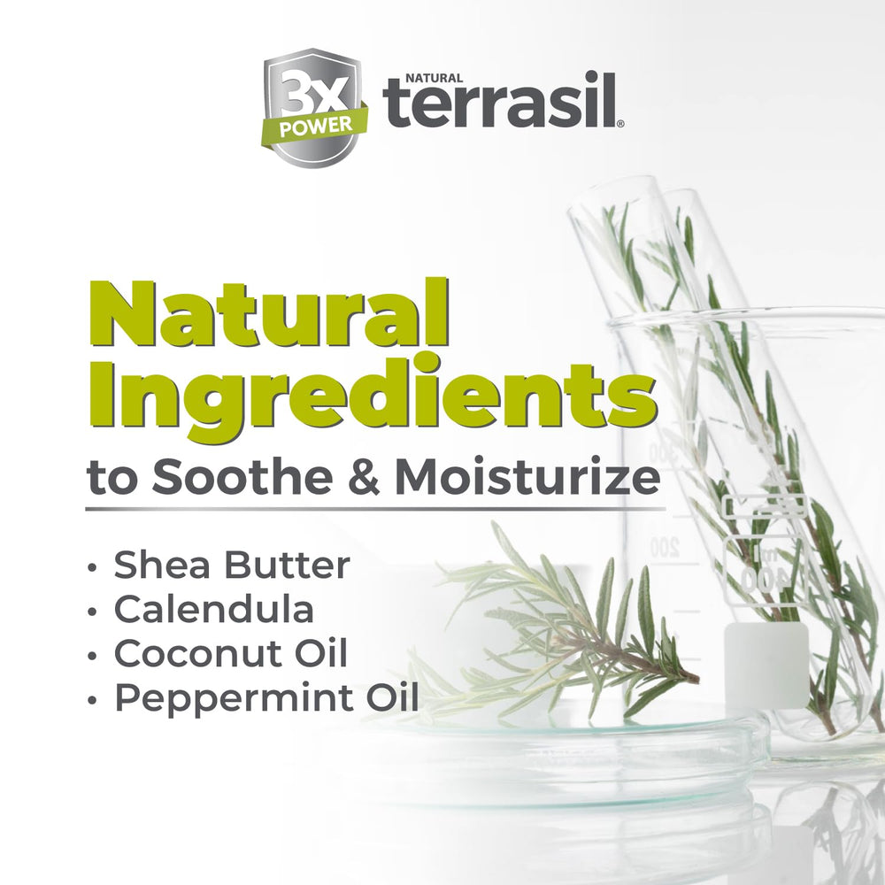 Terrasil Folliculitis Soap bar closeup with creamy texture and natural oils