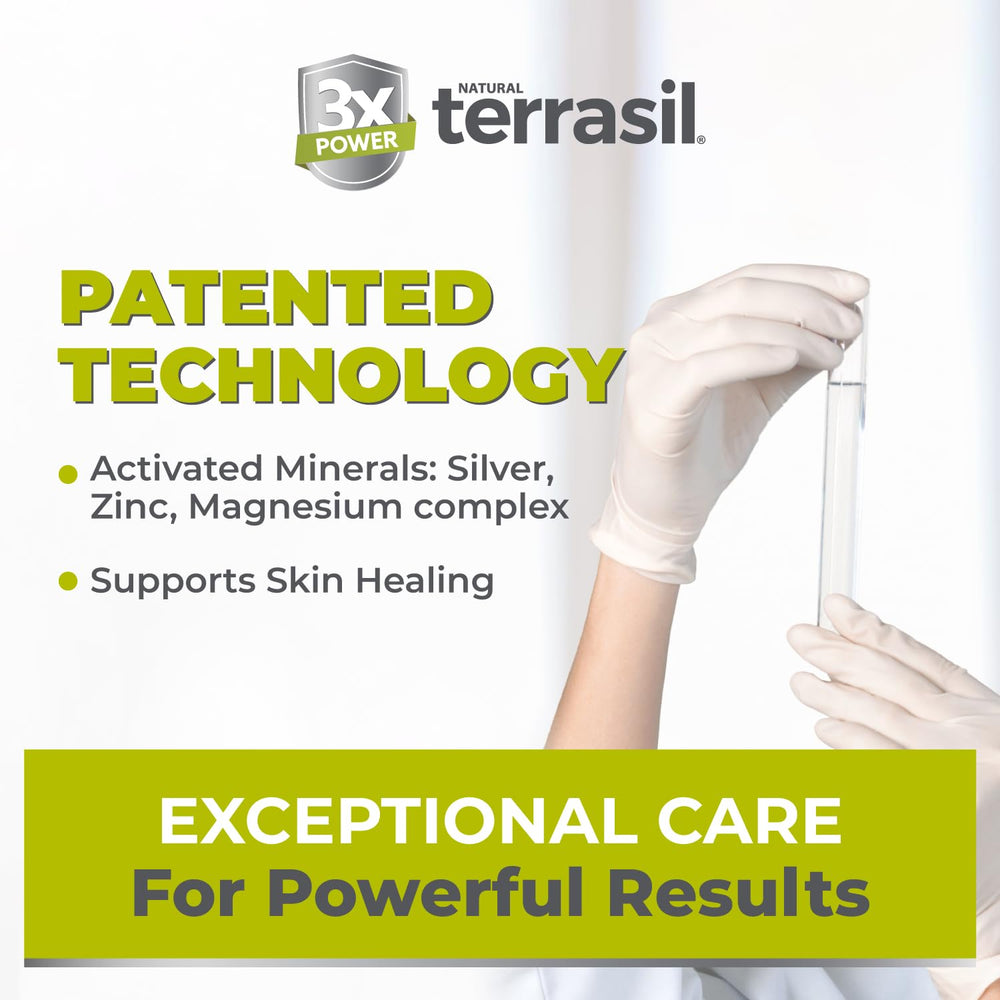 Terrasil Folliculitis Soap bar USA-made label indicating high quality standards