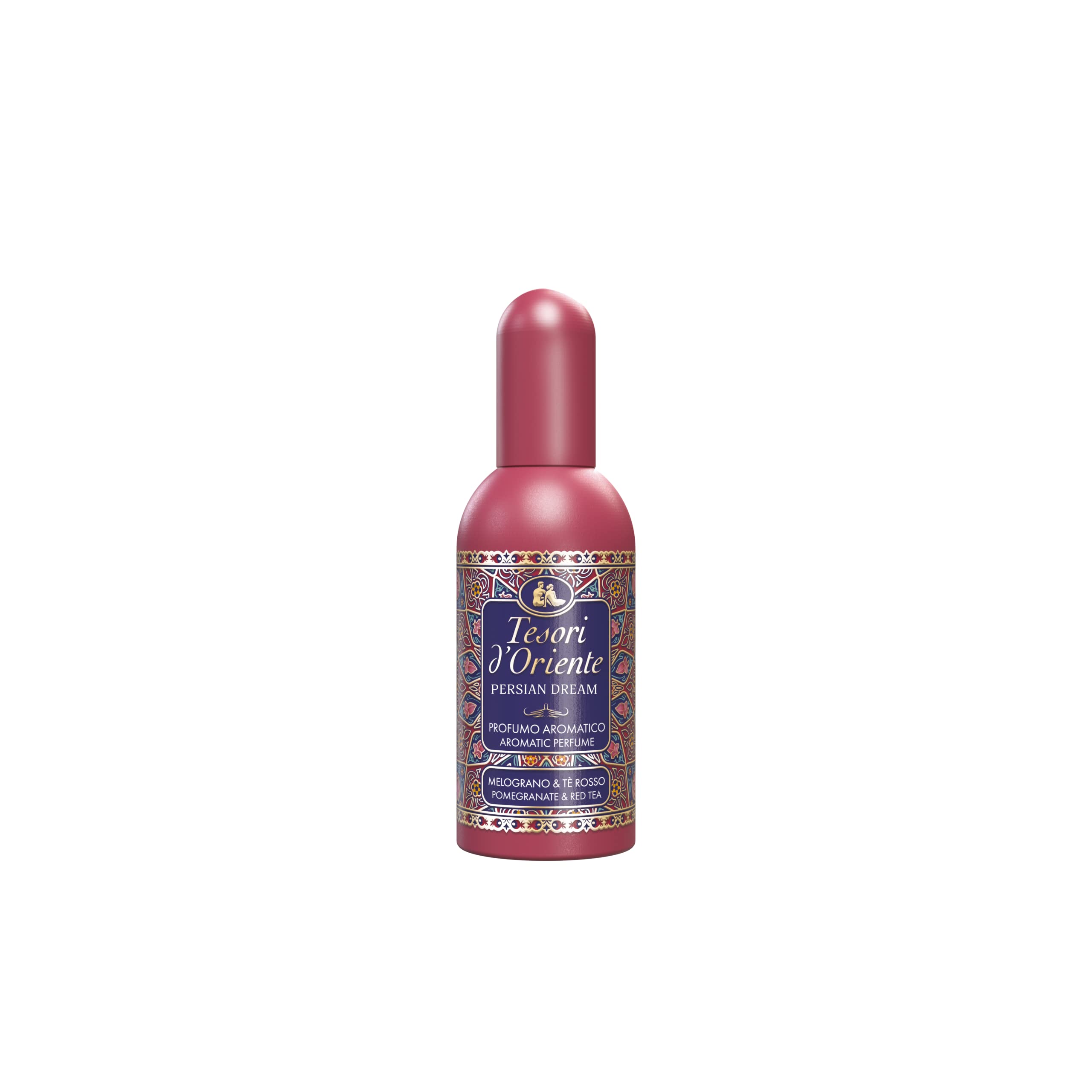 Tesori d'Oriente Persian Dream bottle front, elegant presentation ideal for gifting.
