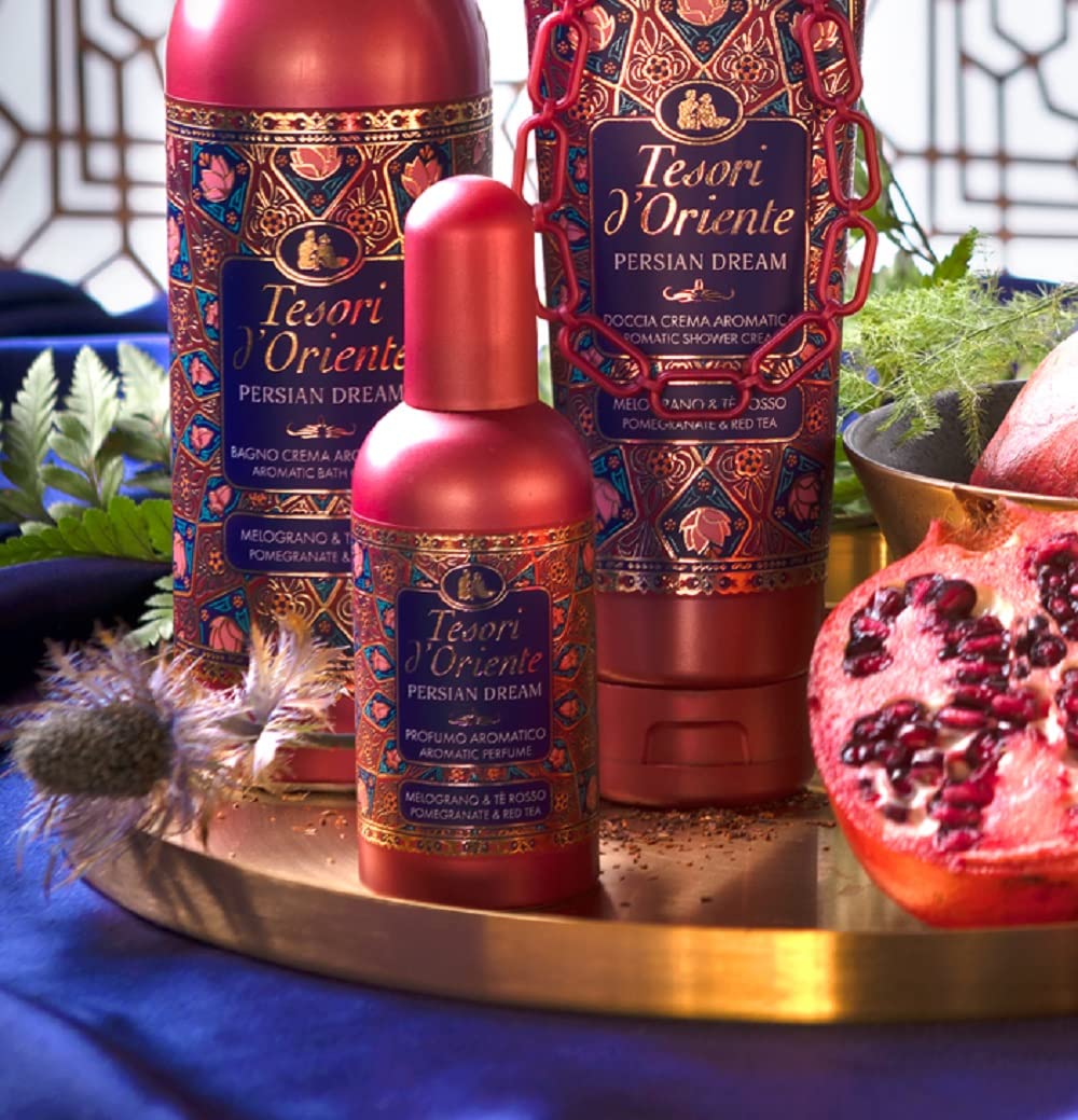 Tesori d'Oriente Persian Dream packaging is recyclable and Italian-made.