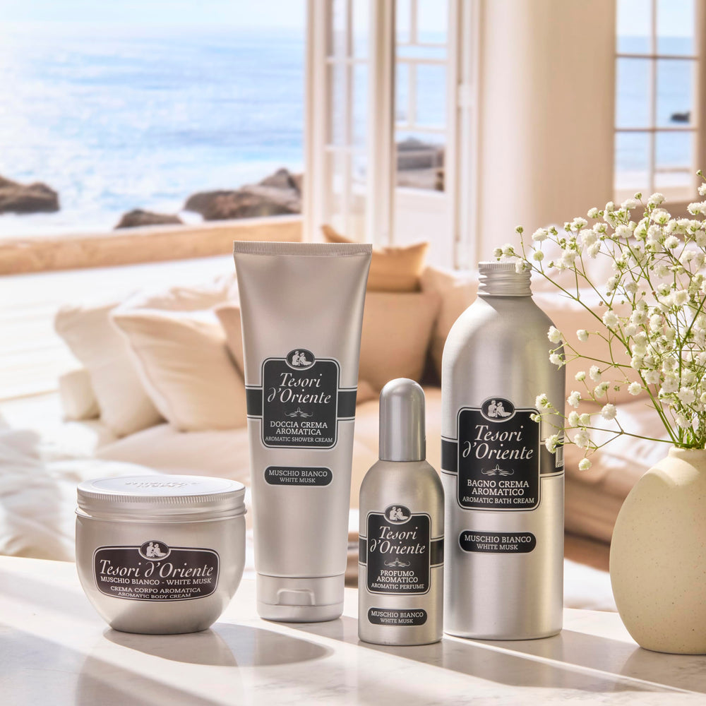 Tesori d'Oriente nourishing formula supports daily skin comfort.