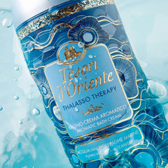 Tesori d'Oriente bubble bath Italian import packaging suggests spa-grade care