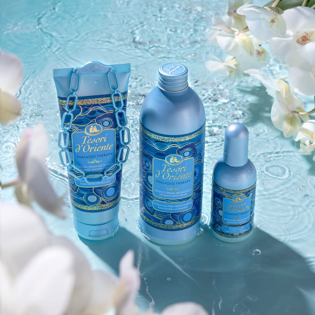 Tesori d'Oriente bubbles splash captures vibrant foaming action in the bath