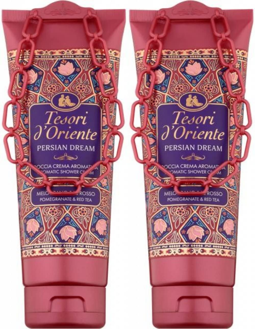 Tesori d'Oriente Persian Dream Shower Cream bottle front view for gentle cleansing